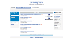 Desktop Screenshot of jobmagazin.de